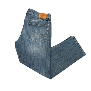 Lucky Brand Men's 221 Blue Jeans Straight Workwear Casual 36x30